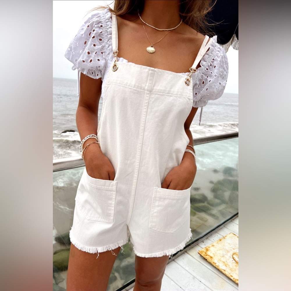 Show Me Your MuMu White Romper